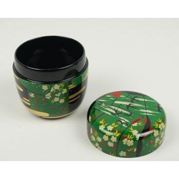 誰ヶ袖蒔絵大棗（春）13代即中斎宗匠好写（普通品） : ふげつ工房