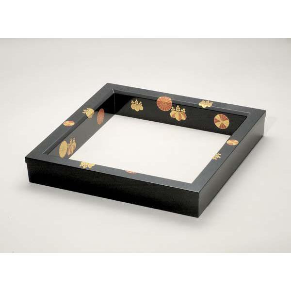 炉縁 真塗 高台寺絵