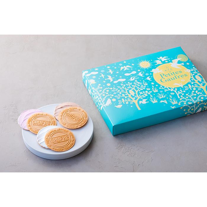 上野風月堂 冬ギフト バレンタイン/ プティゴーフル 2枚入り×12袋