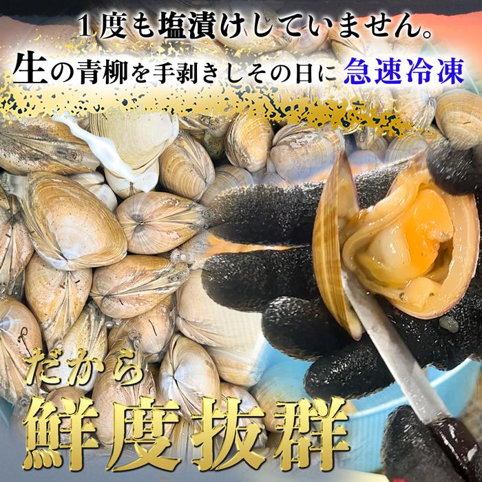 アオヤギ 釣りエサ 1袋230ｇ (1袋15個前後入り) 青柳 (釣り餌)｜fugu｜03