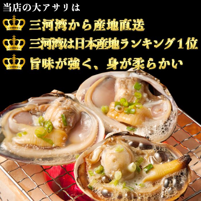 まとめ買い特価まとめ買い特価大アサリ 活大あさり (タレ付き) 1kg ひと口では食べられない大あさり (愛知県産) 貝類 三河湾産 大アサリ 2kg サザエ 2kg セット