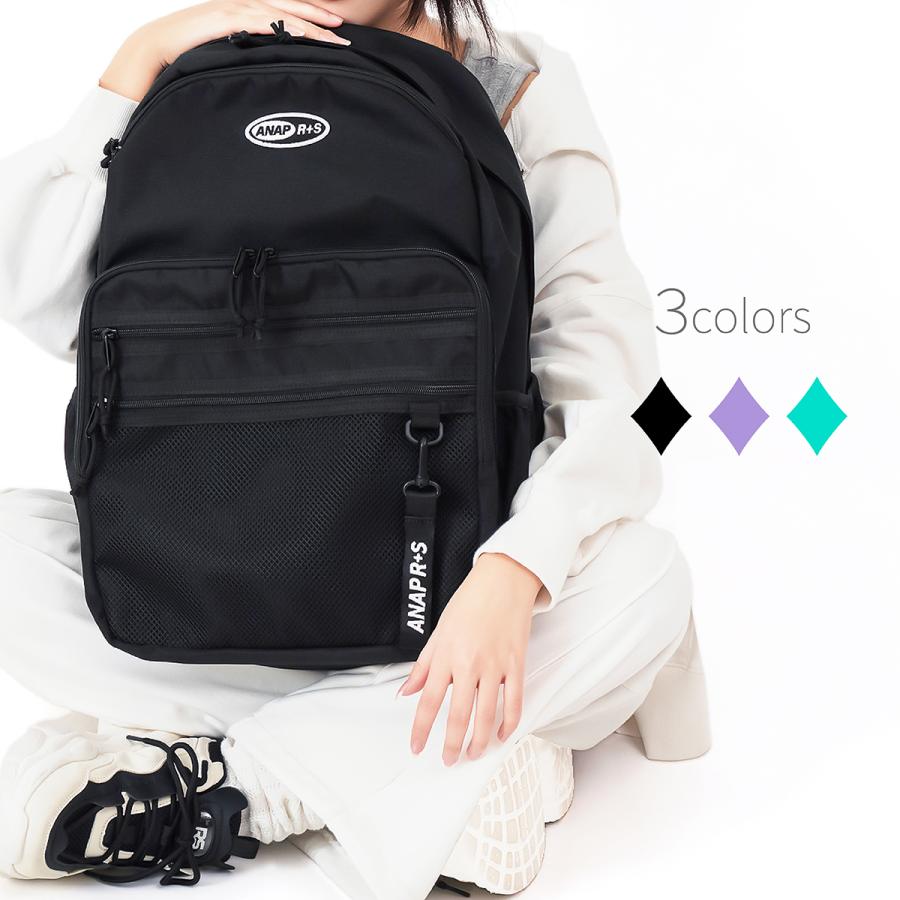 A.P.C. ブラック ロールトップリュック ANAP（アナップ） ANAP R+S リラスポ リラックスアンドスポーツ
