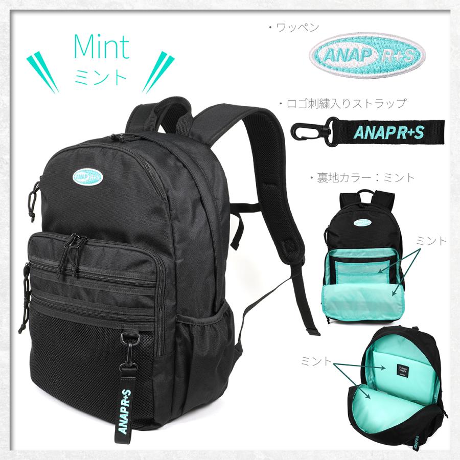 A.P.C. ブラック ロールトップリュック ANAP（アナップ） ANAP R+S リラスポ リラックスアンドスポーツ