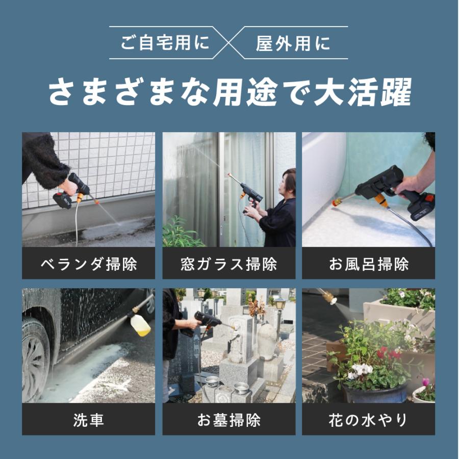 マジカルウォッシュ 専用予備バッテリーセット 高圧洗浄機 ハンディ