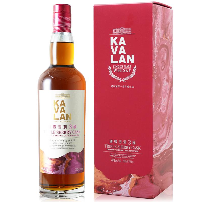 ウイスキー Kavalan カバラン トリプルシェリーカスク シングルモルト