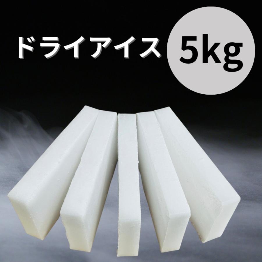 メーカー直送品】メーカー直送品 ドライアイス 5kg ブロック型1kg×5枚