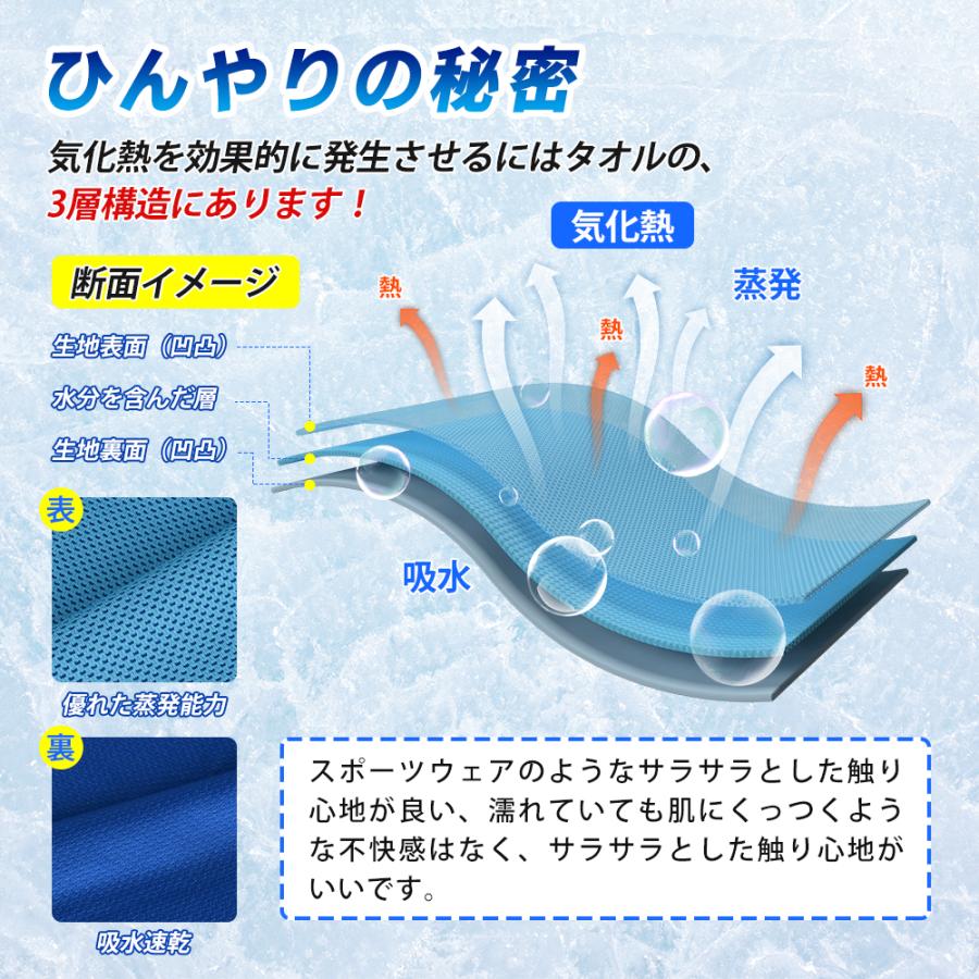 冷感クールタオル100枚セット Amazon｜LINECY 日本製 冷感タオル クールタオル 3枚セット UVカット