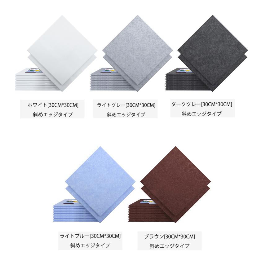 防音パネル 30×30 96枚 吸音パネル 30×30cm 厚さ 9mm 6〜168 枚選べる 吸音ボード 吸音材 防音