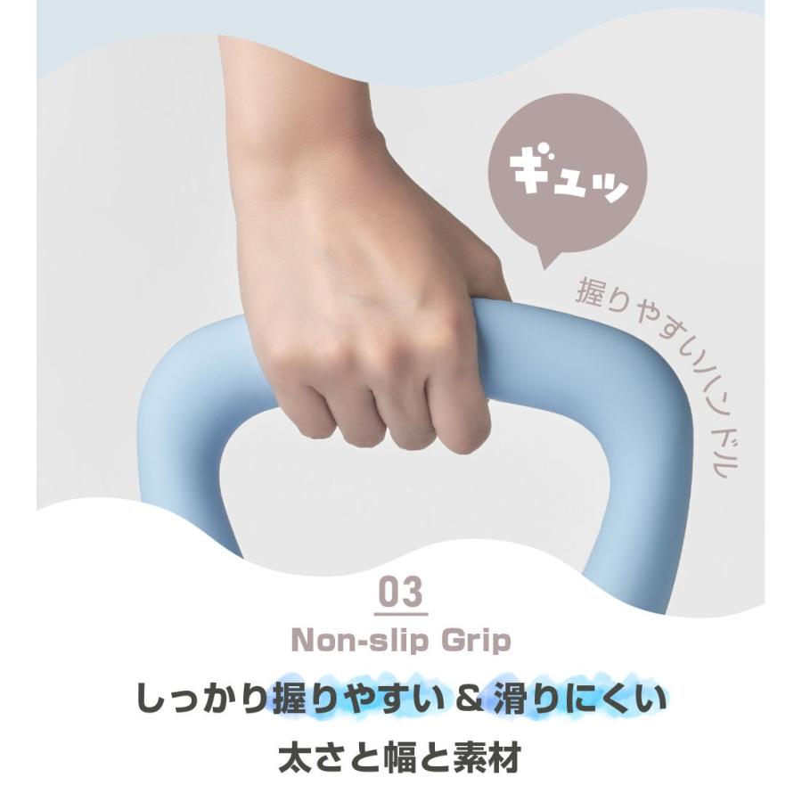 ケトルベル 5kg 6kg 8kg 10kg ソフトケトルベル ダンベル 筋トレグッズ