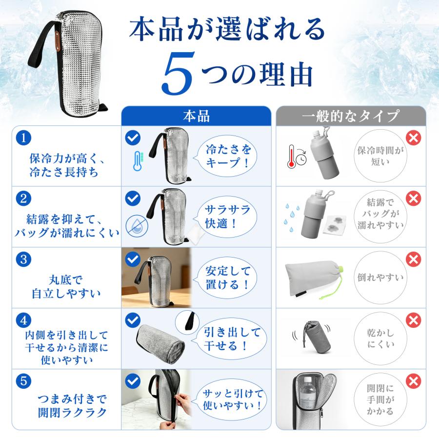 ペットボトルホルダー 9時間 保冷 保温 ペットボトルカバー 水筒カバー