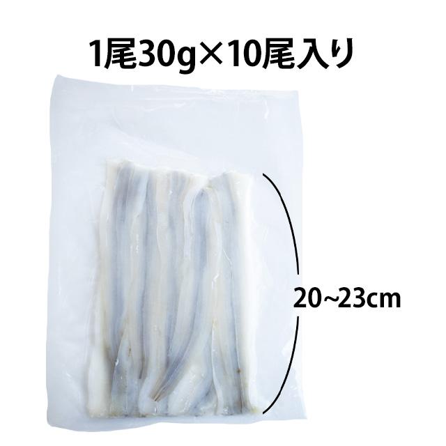 冷凍 業務用 穴子開き 30g×10尾入り あなご 銀穴子 アナゴ