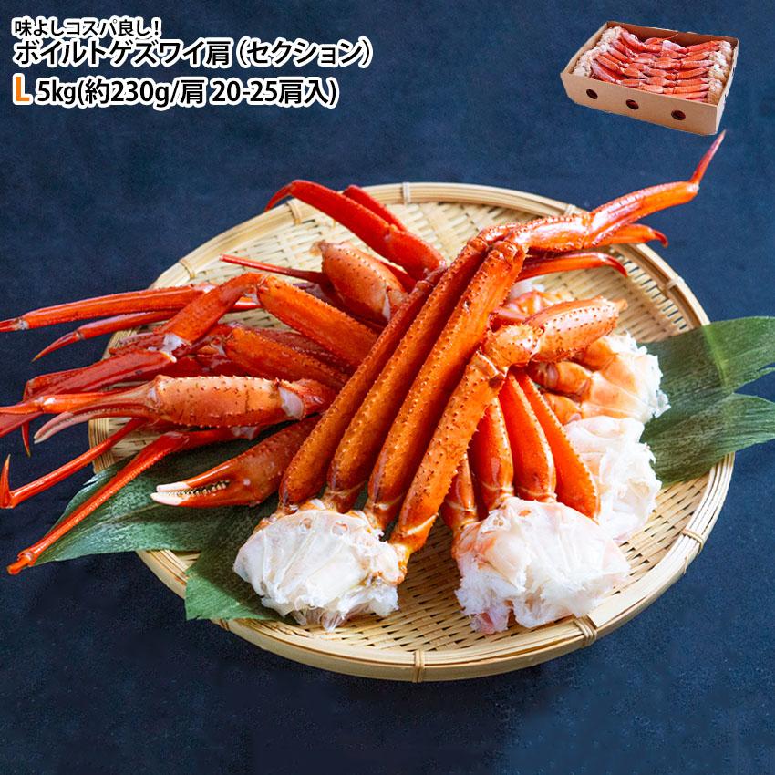 食品 【8000円OFF】訳あり紅ズワイ蟹 肩 5kg 35-50肩前後入れ