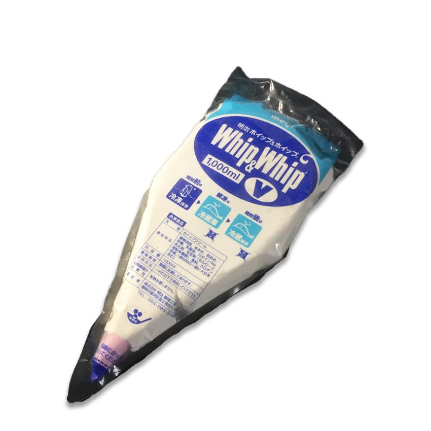 明治（meiji） ホイップ＆ホイップ 1000ml ホイップクリーム 絞り袋