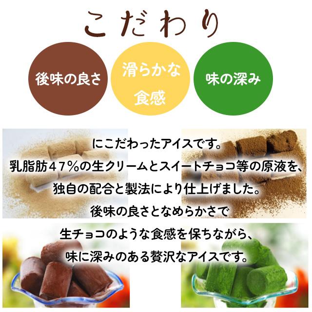 生チョコアイス 抹茶 12mlが80粒入り チョコレート まっちゃ 氷菓