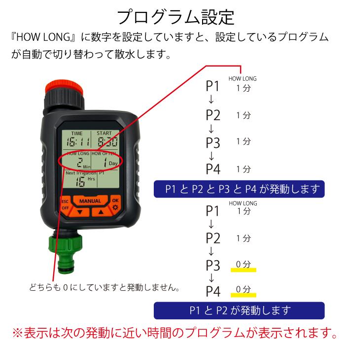 自動水やり機 自動 水やり 水まき タイマー付き 自動散水 散水機 家庭