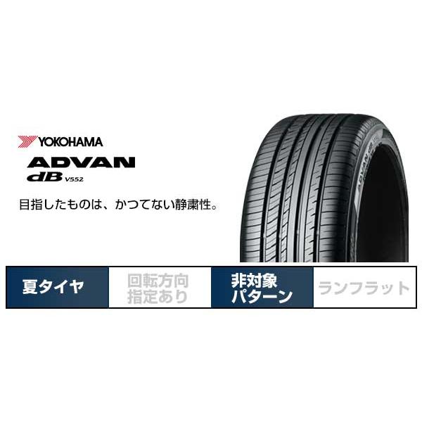 4本セット YOKOHAMA ヨコハマ アドバン dB V552 195/60R15 88H タイヤ単品｜fuji-tire｜02