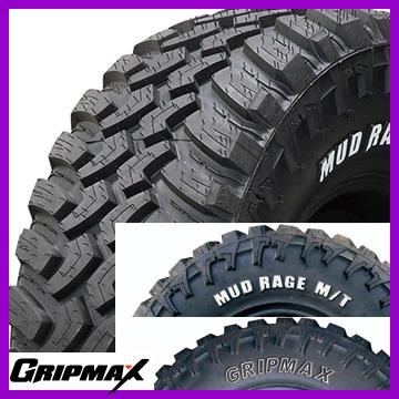 4本セット GRIPMAX グリップマックス マッドレイジM/T OWL アウトラインホワイトレター(限定) 235/85R16 120/116Q タイヤ単品｜fuji-tire