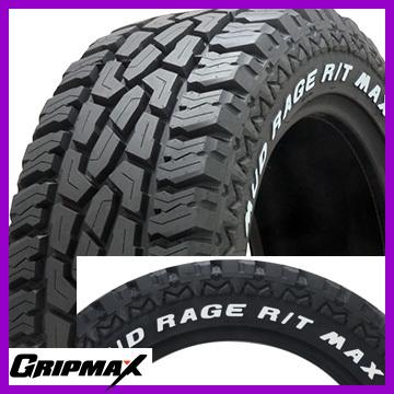 2本セット GRIPMAX グリップマックス マッドレイジR/T MAX RWL ホワイトレター(限定) 165/60R15 77Q タイヤ単品｜fuji-tire