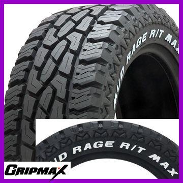 4本セット GRIPMAX グリップマックス マッドレイジR/T MAX RWL ホワイトレター(限定) 285/50R20 119/116Q タイヤ単品