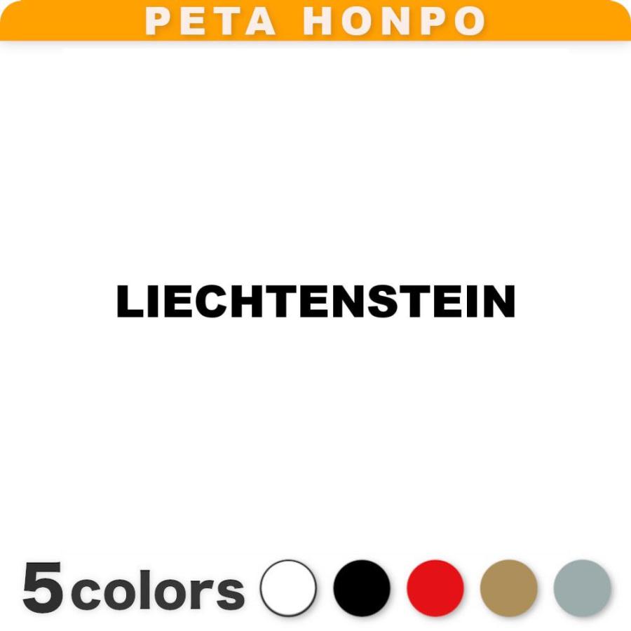 カッティングステッカー LIECHTENSTEIN サイズ選択可 リヒテンシュタイン 国名 英語 シール : FUJI Works - 通販 -  Yahoo!ショッピング