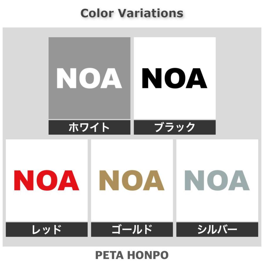 カッティングステッカー NOA サイズ選択可 のあ 犬 猫 名前 : FUJI Works - 通販 - Yahoo!ショッピング
