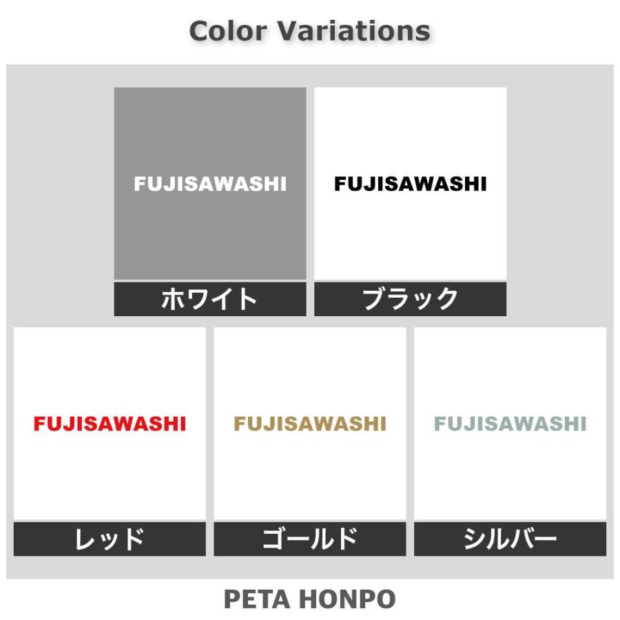 カッティングステッカー FUJISAWASHI サイズ選択可 藤沢市 神奈川県 市