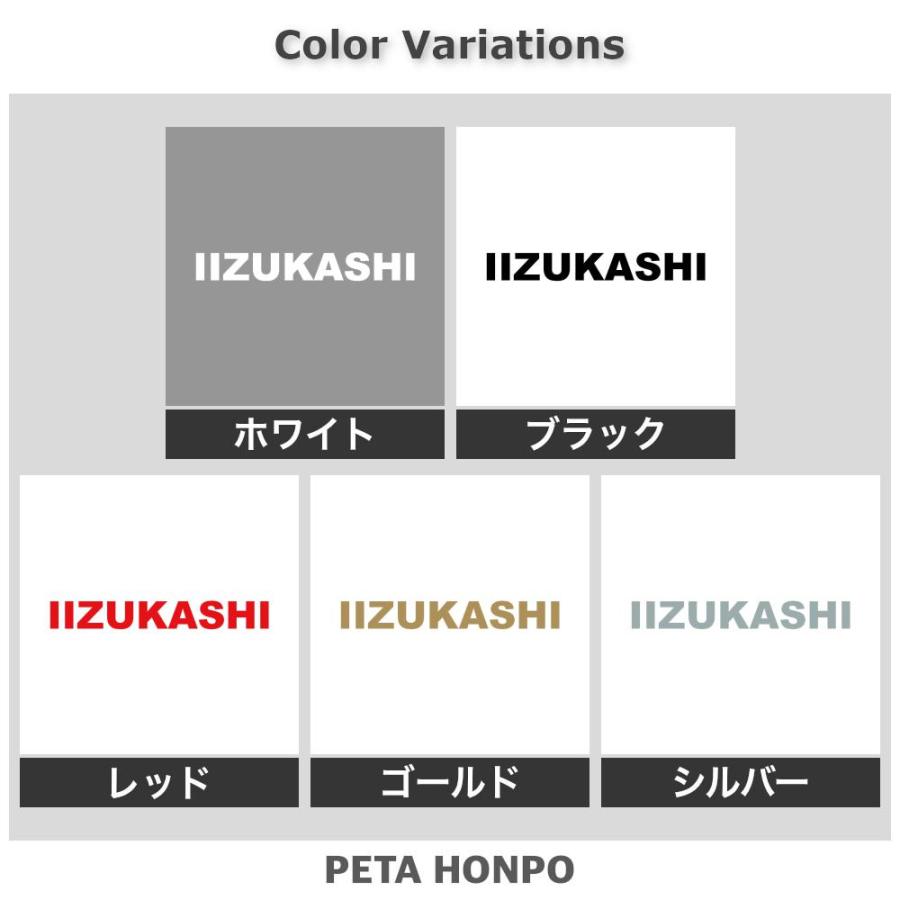 カッティングステッカー IIZUKASHI サイズ選択可 飯塚市 福岡県 市区