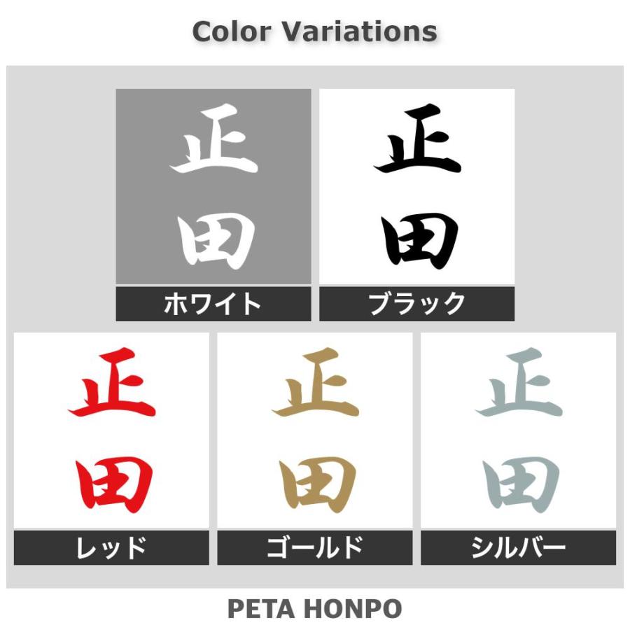 カッティングステッカー 正田 縦書き (A) サイズ選択可 苗字 名字 姓