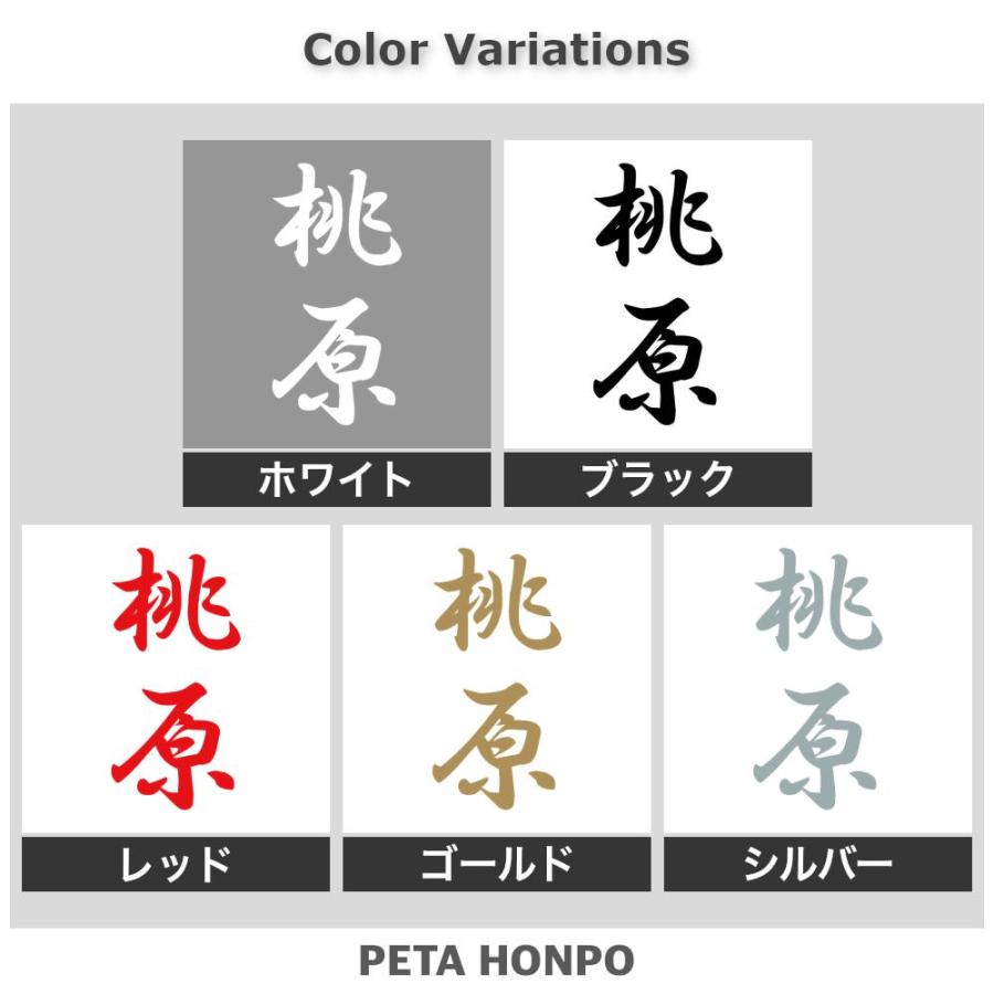 カッティングステッカー 桃原 縦書き (A) サイズ選択可 苗字 名字 姓