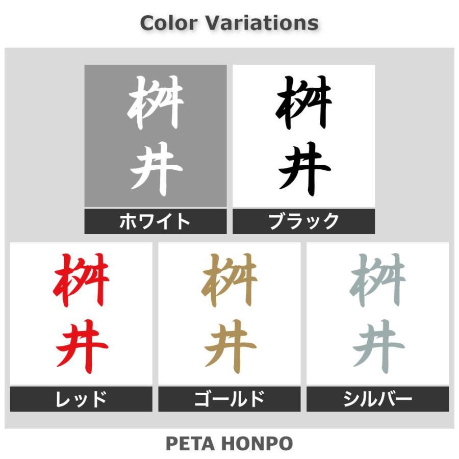 カッティングステッカー 桝井 縦書き (A) サイズ選択可 苗字 名字 姓