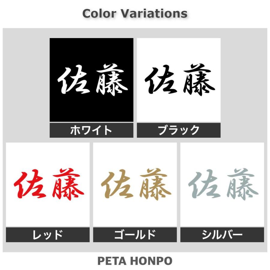 カッティングステッカー 佐藤 サイズ選択可 苗字 名字 姓 名前 : FUJI