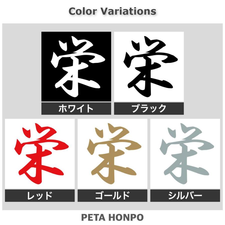 カッティングステッカー 栄 サイズ選択可 苗字 名字 姓 名前 : FUJI
