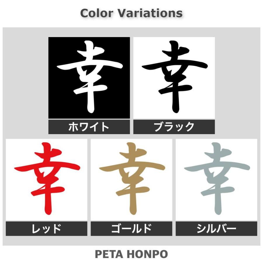 カッティングステッカー 幸 サイズ選択可 苗字 名字 姓 名前 : FUJI