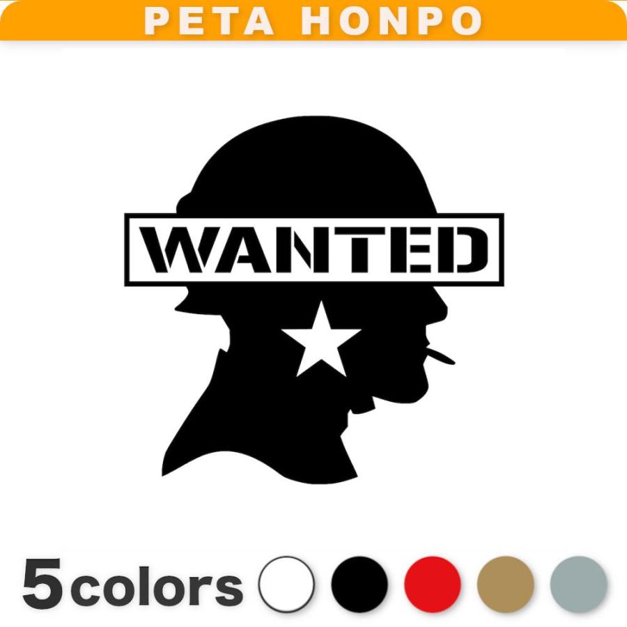 カッティングステッカー WANTED サイズ選択可 指名手配 サバゲー 米軍