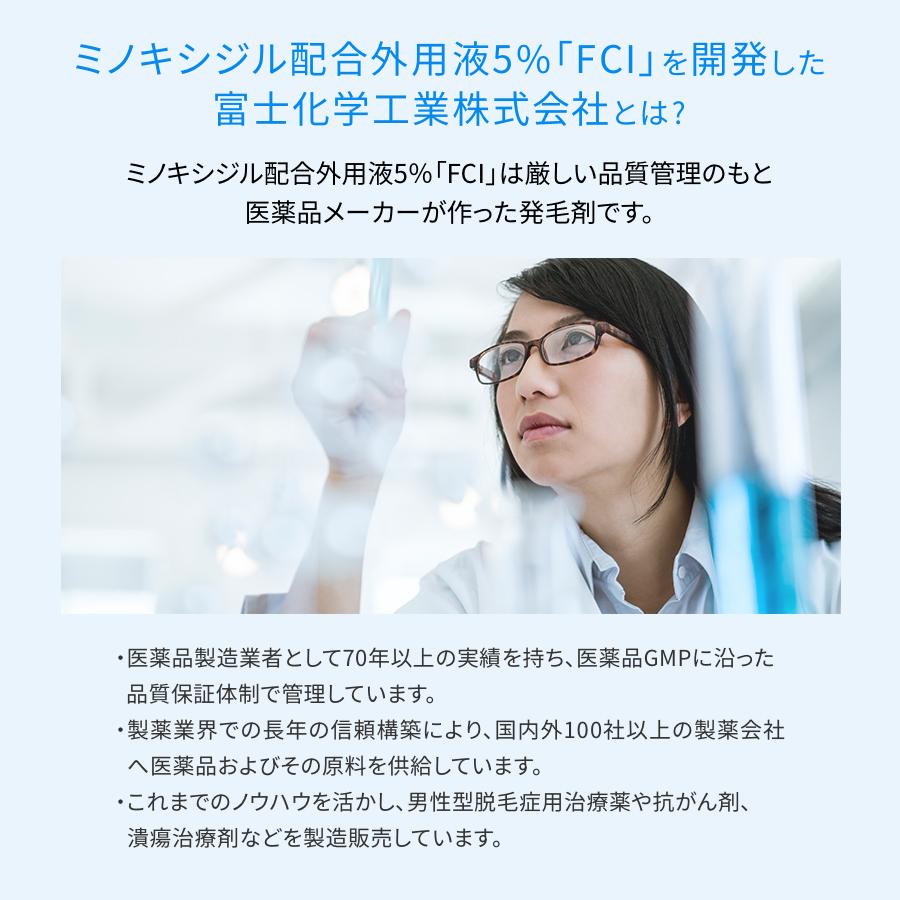 【第1類医薬品】 ミノキシジル 配合外用液 5％「FCI」 (60mL)