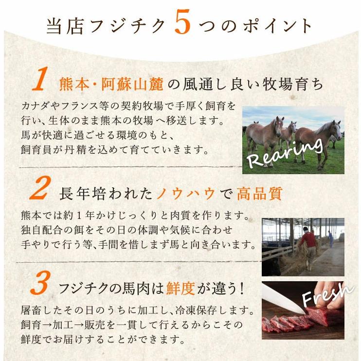 【加熱用】馬肉 ハラミ 焼肉用 1kg 6〜7人前 肉 馬肉 バーベキュー BBQ 加熱用 産地直送 熊本｜fujichiku｜05