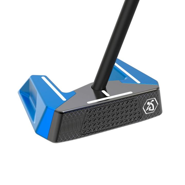 右用 BURKE GOLF バークゴルフ Ai ZERO BLUE ゼロトルク パター