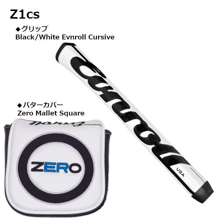 右用 EVNROLL イーブンロール ゼロ パター ブラック センターシャフト