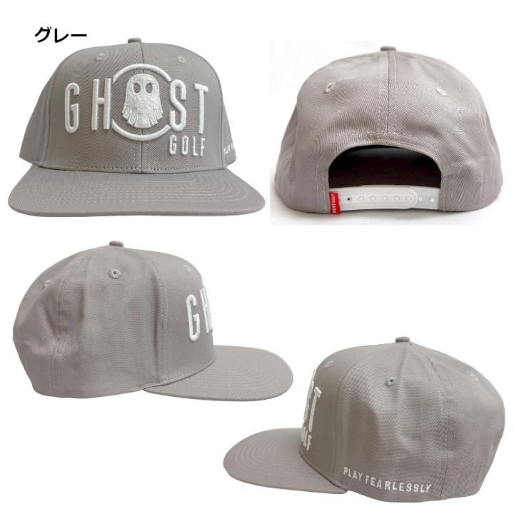 完売品　GHOST GOLF GANG ゴーストゴルフギャング　グレー キャップ GHOST GOLF（ゴーストゴルフ） 「送料無料(北海道・沖縄を除く