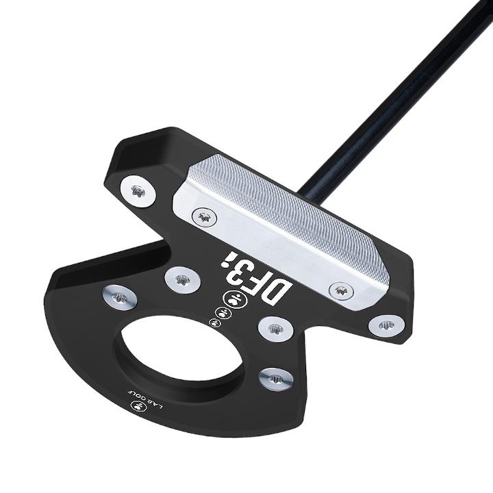 右用 2026 LAB GOLF ラブゴルフ DF3i STOCK パター マットブラックプレミアムスチールシャフト US仕様 ストック インサート 34インチ「あすつく対応」の画像