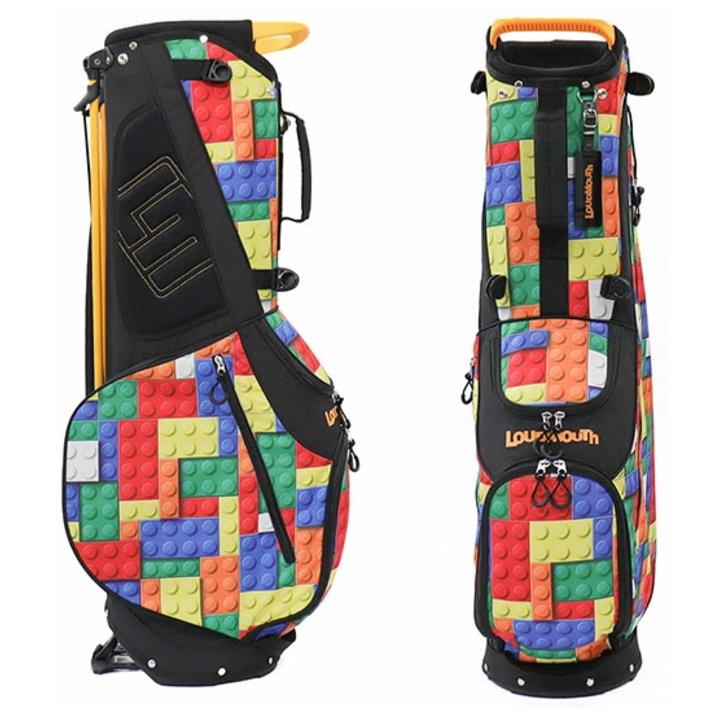 LOUDMOUTH 【8.5 型】キャディバック&ヘッドカバー等【6点セット】 LOUDMOUTH 【8.5 型】キャディバック&ヘッドカバー等【6点セット