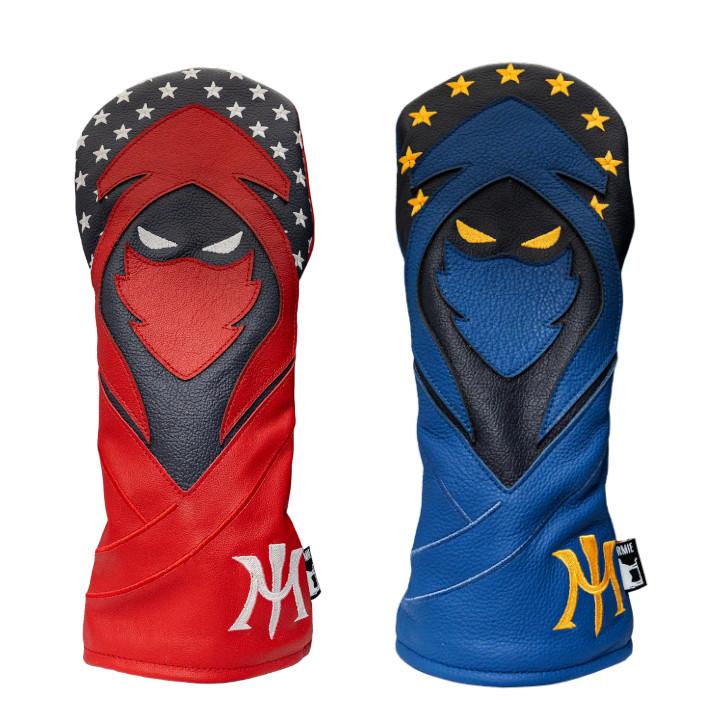 【送料無料】2025 三浦技研 ミウラゴルフ ヘッドカバー ライダーカップ ライバルズ エディション ハットリ ドライバー用 ( アメリカ / ヨーロッパ ) US仕様【メール便不可】 送料無料(北海道・沖縄を除く)」2025 三浦技研 ミウラゴルフ