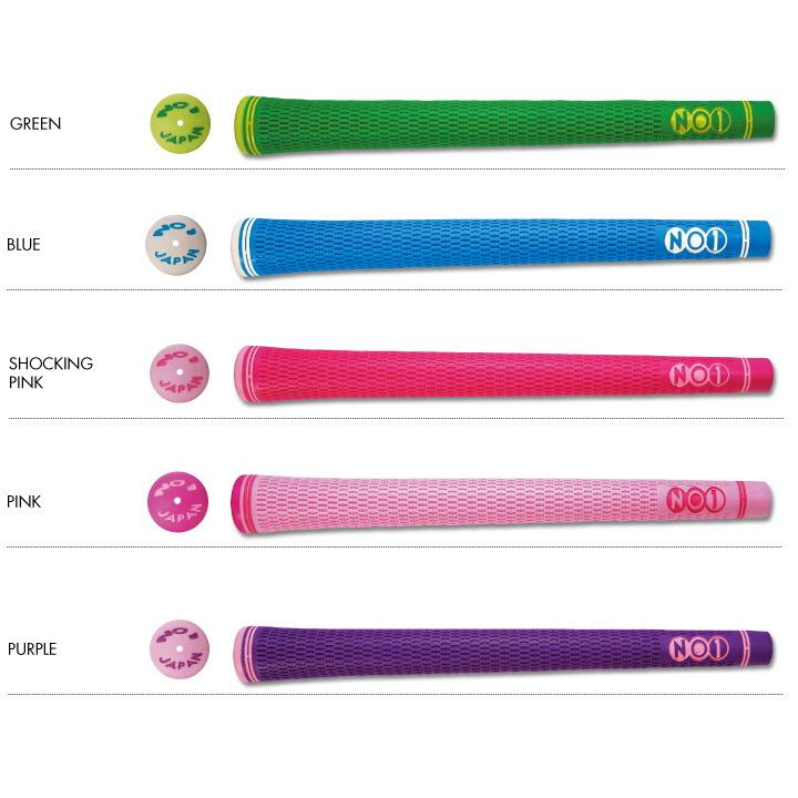 NO1 ゴルフグリップ ピンク 13本セット NO1 GRIP（NO1グリップ） NO1 グリップ 50 シリーズ ソフト ウッド