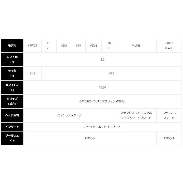 右用 オデッセイ ホワイト ホット OG トリプルトラック パター (#1WCS / #2ドット / #4M / #6MS / BIG T / 2-BALL BLADE / V-LINE) 日本仕様 ODYSSEY WHITE HOT｜fujico｜12