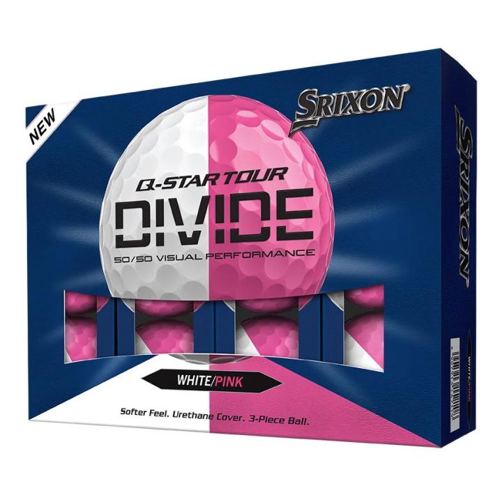 Q-STAR 2026 スリクソン TOUR DIVIDE ゴルフボール 1ダース (12球入り
