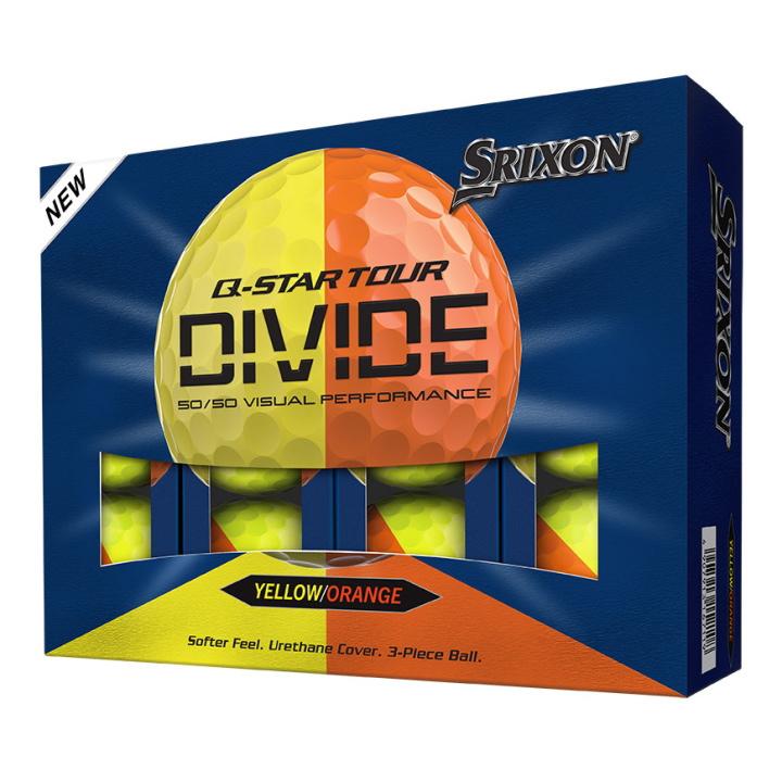 Q-STAR 2026 スリクソン TOUR DIVIDE ゴルフボール 1ダース (12球入り