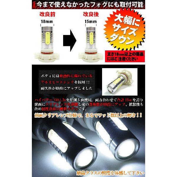 LED バルブ フォグバルブ H16 7.5W級 交換用 新改良超細型タイプ ★★入荷未定★★｜fujicorporation2013｜02