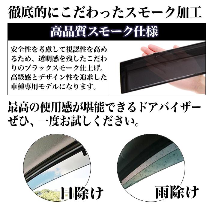N-BOX N-BOXカスタム JF1 JF2 ドアバイザー サイドバイザー バイザー