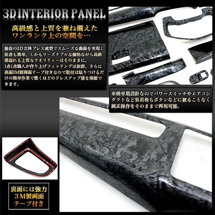 ヴェゼル RU1 RU2 RU3 RU4 3D インテリアパネル 立体 パネル ウッド調