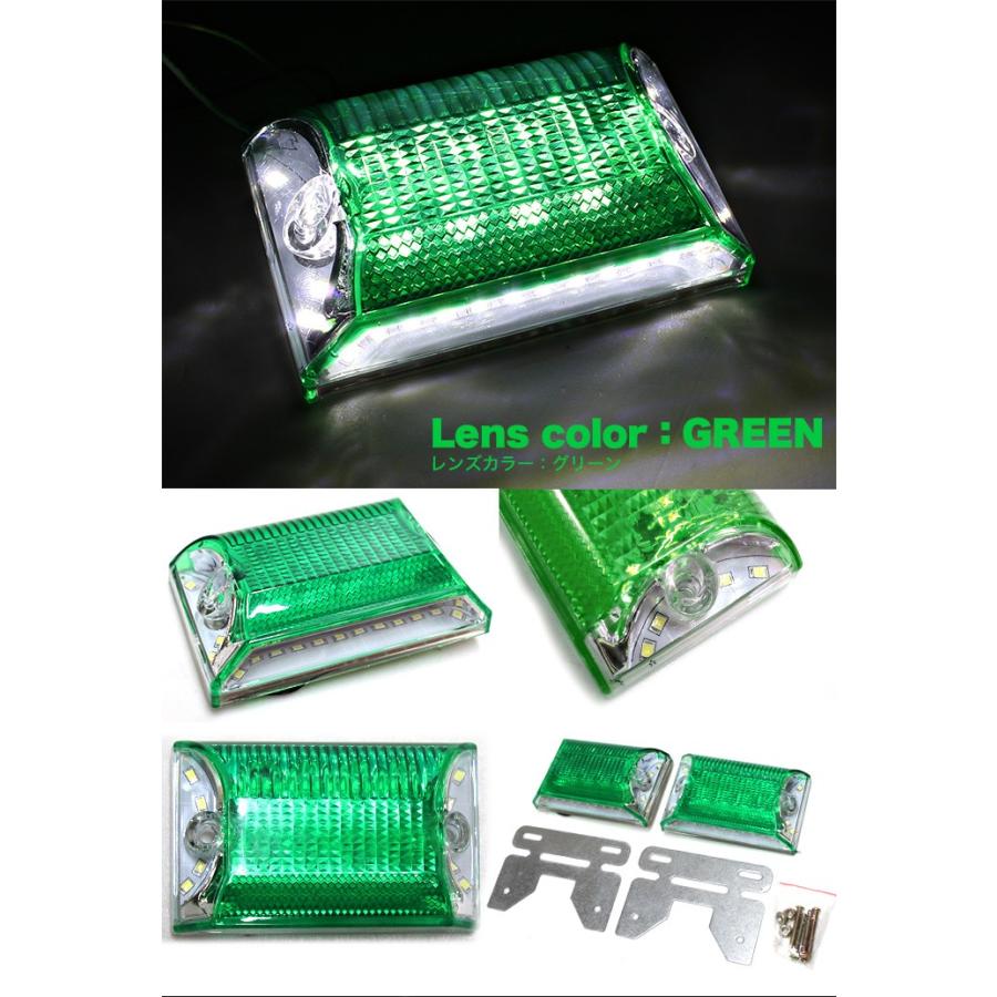 トラック トレーラー ダンプ SMD LED 28発 サイドマーカー トラック